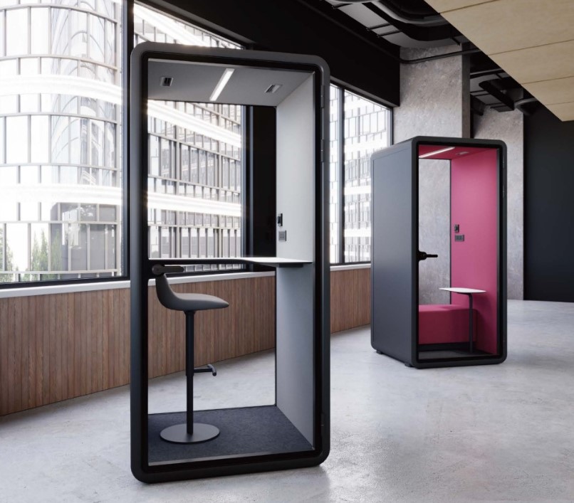 １名用個室ブースの設置写真