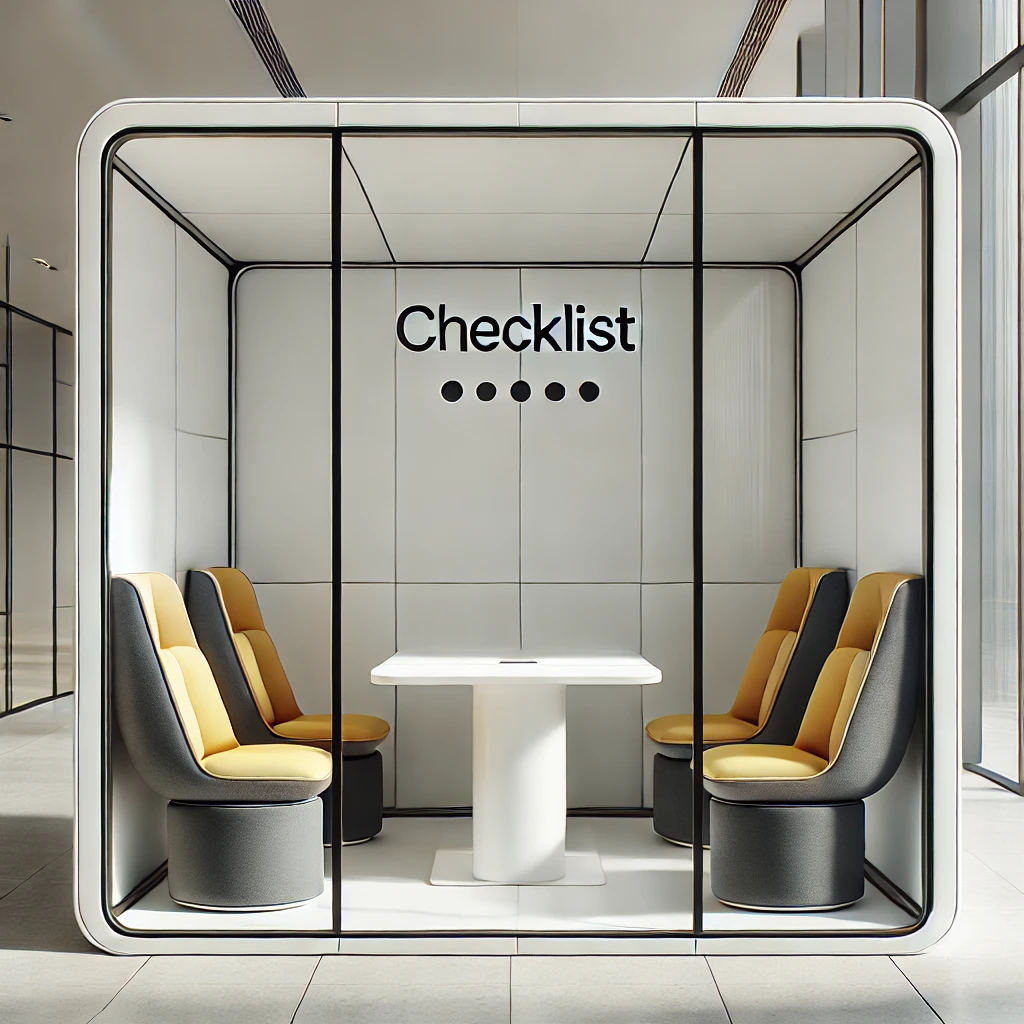 web会議個室ブースでの写真