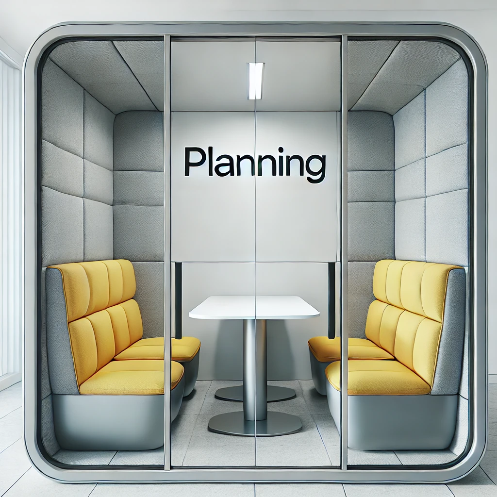 フォンブース選びのポイントイラスト