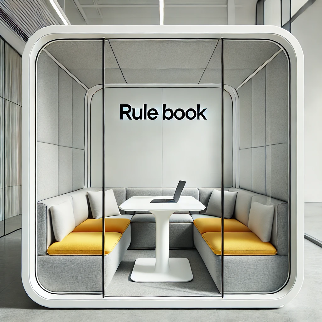 web会議個室ブースでの写真