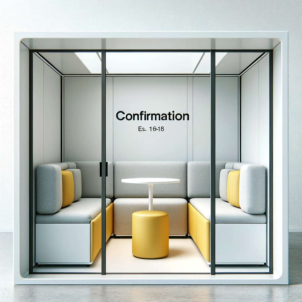 web会議個室ブースでの写真