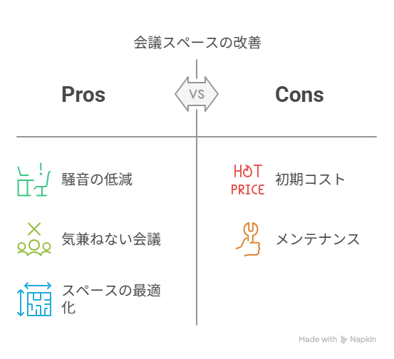 メリットデメリットの図解解説