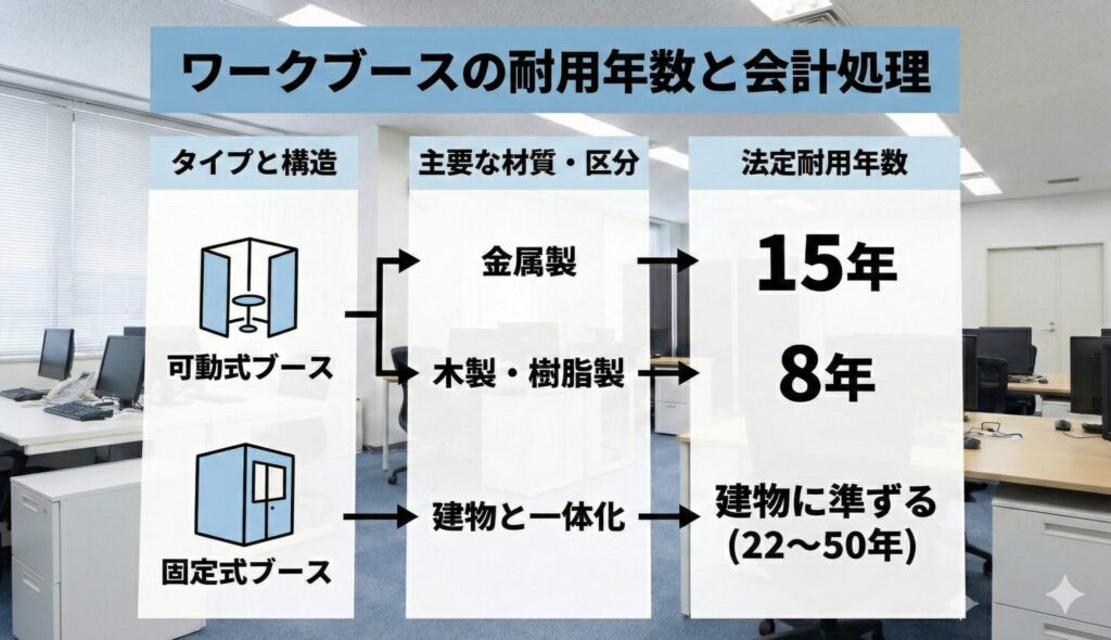ワークブースの耐用年数